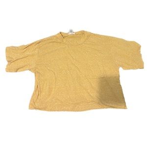 Yellow Cropped Tshirt